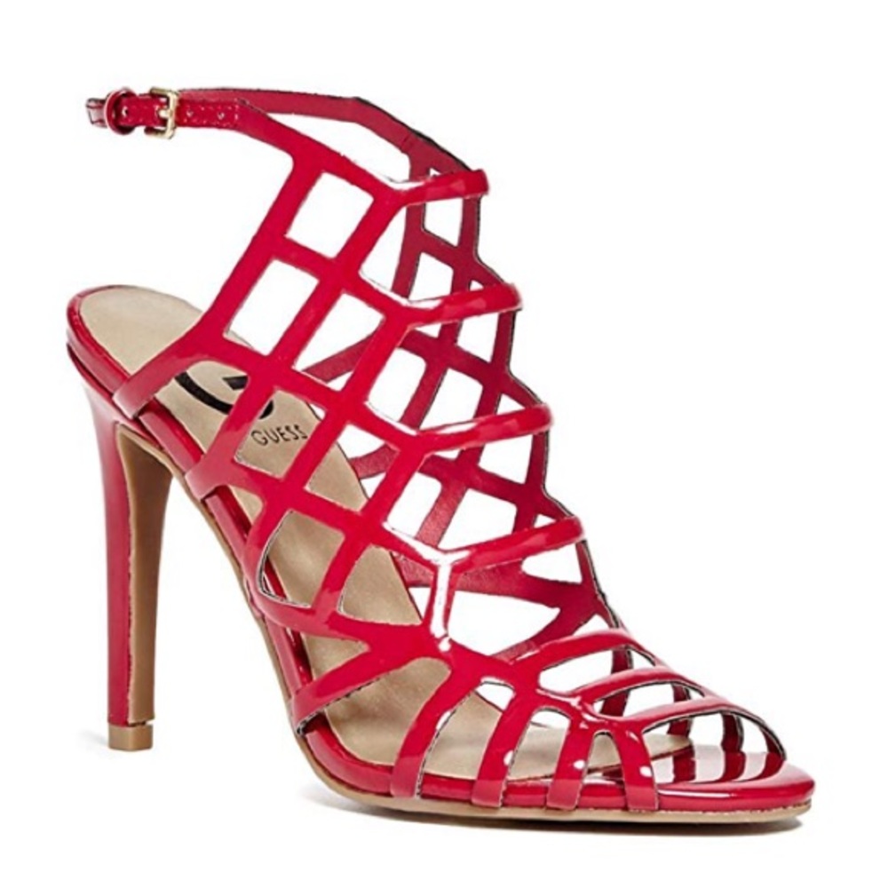 NIB G by GUESS Berrit Red Heels Size 7